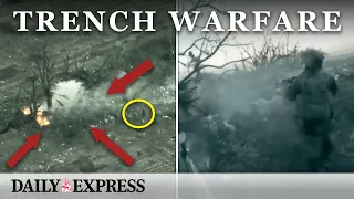 Ukraine troops storm Russian trench system near Yampolivka