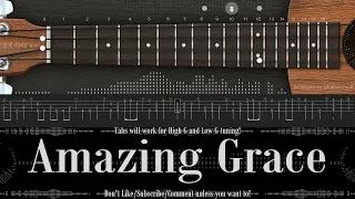 "Amazing Grace" Fingerstyle Ukulele Tabs | Learn or Listen!