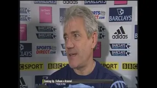 Kevin Keegan interview following first match back after returning as manager for Newcastle 2007/08