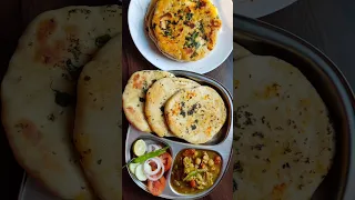 Very Easy Kulcha Recipe On Tawa | Kulcha Recipe Without Oven #shorts #ytshorts #kulcha