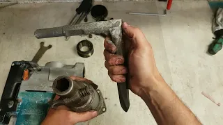 This one nearly beat me, Repairing a old Makita HR5000K rotary hammer.