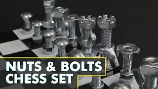 Nuts & Bolts Chess Set - Chess Board DIY