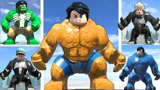 The Best HULK Transformations with Lego Red Hulk and Venom