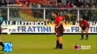 Serie A 1998-1999, day 14 Sampdoria - Milan 2-2 (Leonardo, Palmieri, Bierhoff, Ortega)