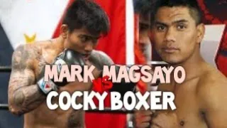 Mark Magnifico Magsayo vs Cocky Boxer