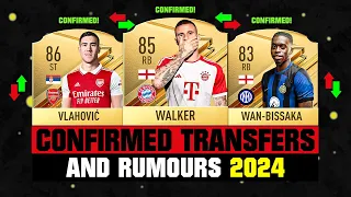 NEW CONFIRMED TRANSFERS & RUMOURS! 🤪🔥 ft. Walker, Vlahovic, Wan-Bissaka... etc