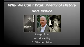 Why We Can't Wait: Poetry of History and Justice by Joseph Ross