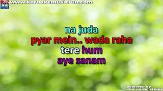 Tere Hum Aye Sanam Semi Vocal Female Video Karaoke Lyrics