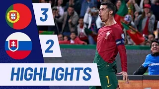 Portugal Vs Slovakia (3-2) All goals and highlights