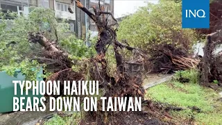 Typhoon Haikui bears down on Taiwan