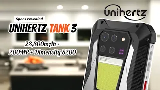 UNIHERTZ TANK 3 : True Flagship Rugged phone (confirmed Specifications) | 8849 Tank 3