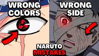 11 Mistakes in the Naruto Anime You NEVER Noticed