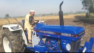 फार्मट्रैक6055 मैं एक नये गियर की ताकत देखे #farmtracup26#farmer#kisan