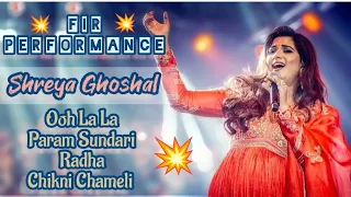 Shreya Ghoshal  On🔥 Live Performance In Mauritius|| Param Sundari||Chikni Chameli||Radha||Ooh La La