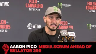 Aaron Pico Media Scrum Ahead of Bellator 299 Fight with Pedro Carvalho