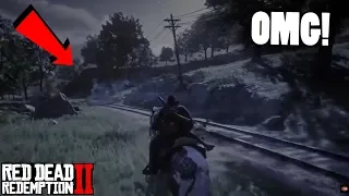 *RARE* GHOST TRAIN APPEARING AT NIGHT! Red Dead Redemption 2 Ghost Train Easter Egg & Secret!