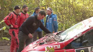 Vaidoto Žalos ir Martyno Samsono avarijos Rally Aukštaitija.