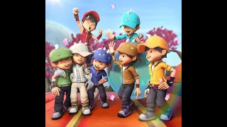 Mencari mainan Boboiboy Galaxy di Kebun