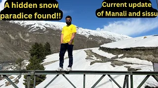 Snowy Trails: Solang Valley, Manali & Sissu Road, Snow Conditions After Latest Snowfall #snowfall