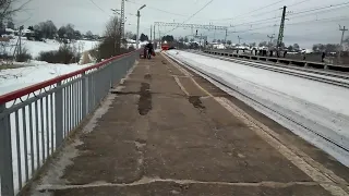 Электропоезд ЭД4М-0368 рейсом Александров 1-Москва Ярославская!!!