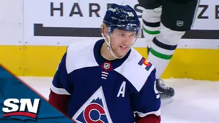 Avalanche's Mikko Rantanen Goes BAR DOWN From His Own Zone For Empty Net Goal