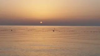 Sunrise Over the Mediterranean Sea at Concorde Green Park Palace 5*, Tunisia - 4K