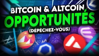 Bitcoin & Altcoins opportunités à GoGo !! 🤑 Voici Pourquoi le Bitcoin a corrigé