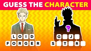 Can You Fill In The Missing Letters❓Anime Character Quiz 🔥 Anime Quiz