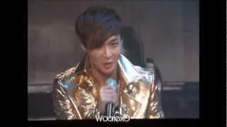 [Fancam]120331 EXO Showcase in Soul LAY Yixing talk