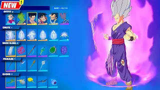 All Dragon Ball Skins, Emotes, and Items Fortnite