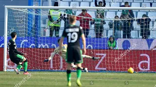 Francesco Caputo penalty goal Vs Crotone | Sassuolo Vs Crotone 2-1