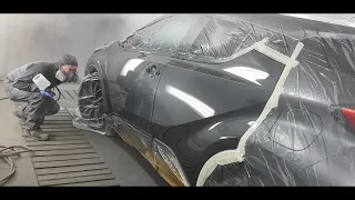 Car Painting: Standox and airdry clear on Toyota