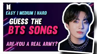 ULTIMATE GUESS THE BTS SONGS QUIZ | ONLY REAL ARMYs CAN PERFECT