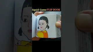 Squid Game FLIP BOOK red light green light #shorts #squidgame #flipaclip