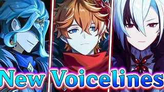 Childe talks about ALL OTHER Harbingers | ft. Dottore, Arlecchino | Genshin Impact voice lines lore