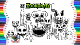 Zoonomaly Coloring Pages / How to color All Bosses and Monsters from Zoonomaly 2 / NCS MUSIC