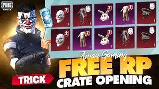 FREE S2 CLOWN MASK TRICK 😱| FREE RP TREASURE CRATE OPENING PUBG/BGMI