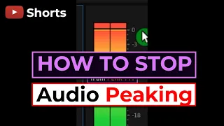 HOW TO STOP AUDIO PEAKING just one SETTING #shorts