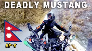 DEADLIEST MUSTANG RIDE 😱🇳🇵POKHRA TO NEPAL ON MY MOTORCYCLE  🏍️  EP-5