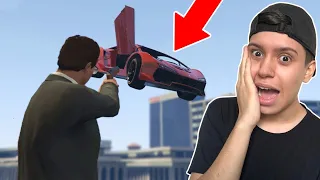 ATIRADOR VS CARRO DE CORRIDA NO GTA 5!! QUEM GANHOU ?