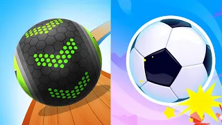 Going Balls Vs Crazy Kick Android iOS Mobile Gameplay Walkthrough