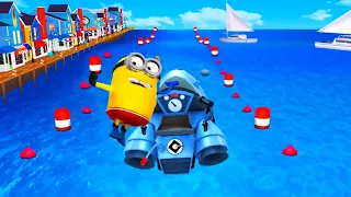 Snorkeler Minion and Prop in Pier 12 - Despicable me Old version