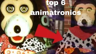 top 6 animatronics.  chuck e cheese and more