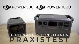 Dji Power 500 und Power 1000 Deutsch Funktionen und Praxistest der tragbaren Dji Stromspeicher