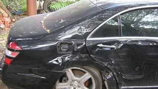 ДТП Авария на свадьбе Mercedes w221 и ВАЗ (Lada) 2101