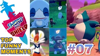 PART 07 Pokemon Sword and Shield TOP FUNNY & CUTE MOMENTS COMPILATION