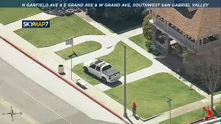 FULL CHASE: Authorities chase truck on surface streets in San Gabriel Valley