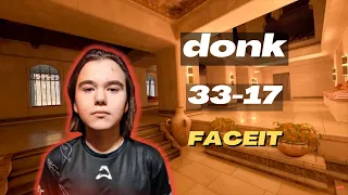 CSGO POV | donk (33-17) MIRAGE POV | FACEIT RANKED | May 27, 2023