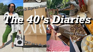 SPEND THE DAY WITH ME | Zara & Express Haul, Cooking Sunday Dinner, CPR on a dog?!? | Crystal Momon