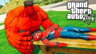 КАК ХАЛК ПРЕВРАТИЛСЯ В ЧЕЛОВЕКА ПАУКА ГТА 5 МОДЫ! СУПЕРГЕРОИ ОБЗОР МОДА GTA 5! ГТА МОД (GTA 5 MODS)